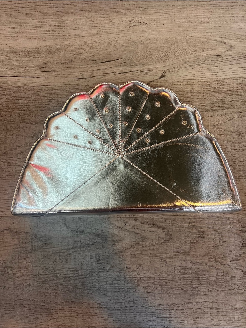 A.R. Renato Malavolta Metallic Silver Shell Clutch Bag - Women